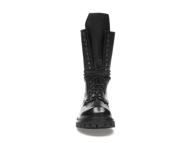 Rick Owens Army Laced Boot Black