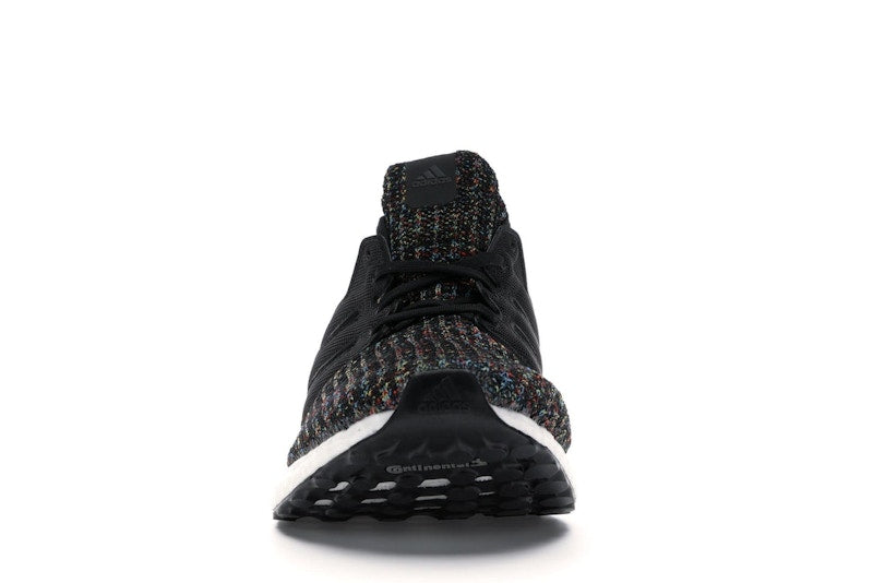 adidas Ultra Boost 4.0 Black Multi-Color White Heel Cage