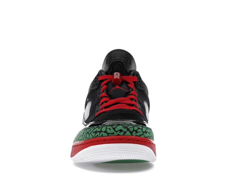 Jordan Spizike Low Black Classic Green White Varsity Red