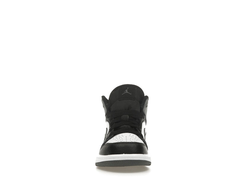 Jordan 1 Mid Black White Iron Grey (PS)
