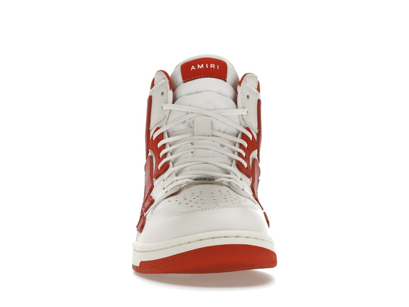 AMIRI Skel Panelled High Top White Red