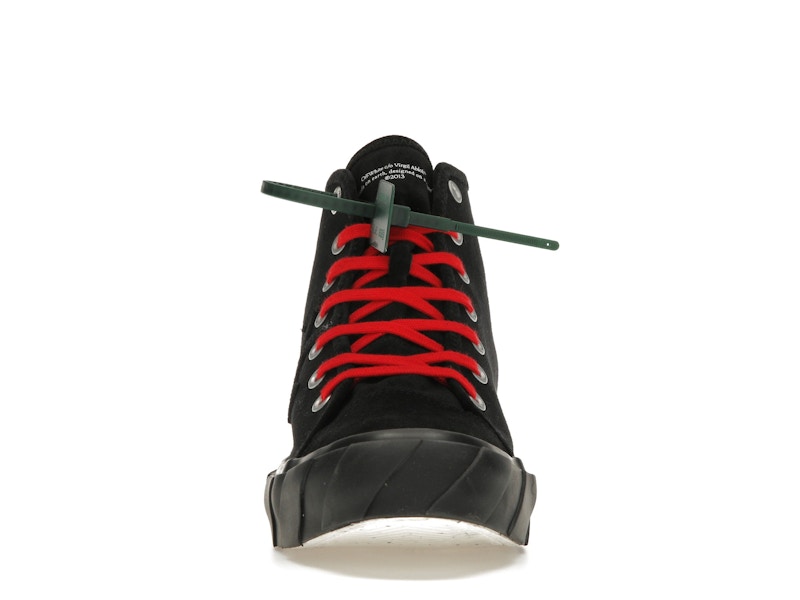 OFF-WHITE Vulcanized Hi Canvas Black Red