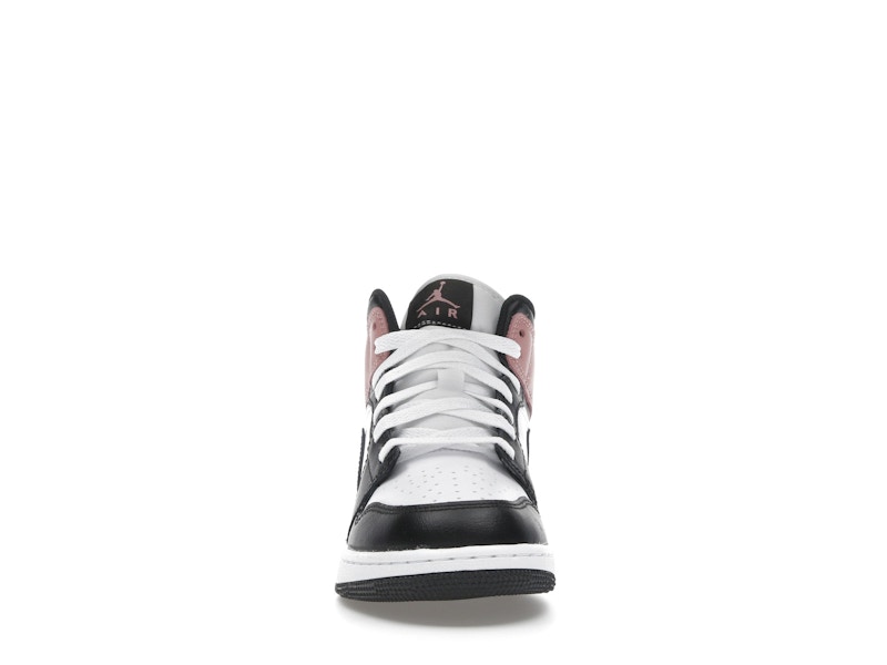 Jordan 1 Mid White Rust Pink Black (GS)