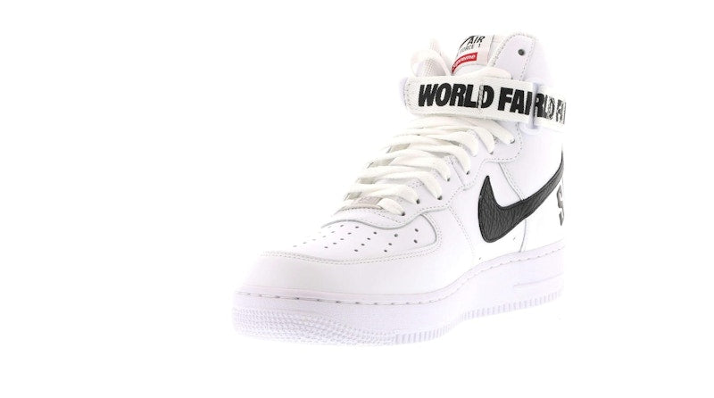 Nike Air Force 1 High Supreme World Famous White