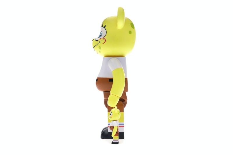 Bearbrick Spongebob 100% & 400% Set Yellow