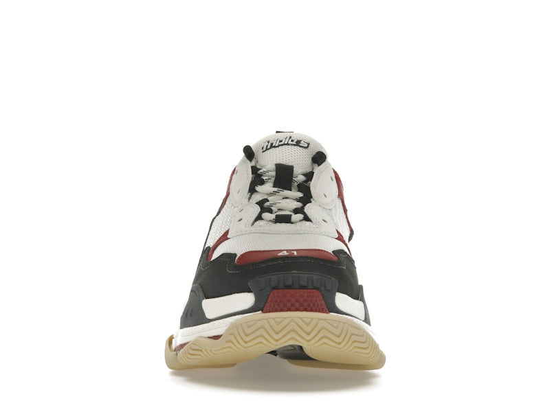Balenciaga Triple S White Black Crimson