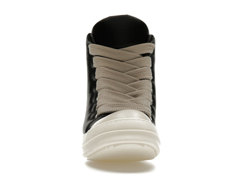 Rick Owens Jumbo Lace Padded Sneaks Black Milk