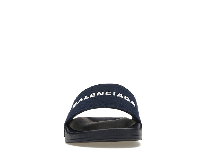 Balenciaga Pool Slide Navy