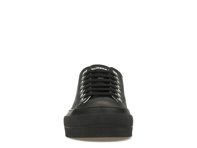Burberry Vintage Check Canvas Low-Top Sneaker Dark Charcoal