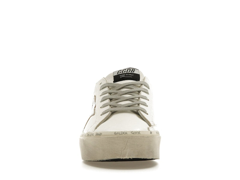 Golden Goose Hi Star White Silver (Women's)