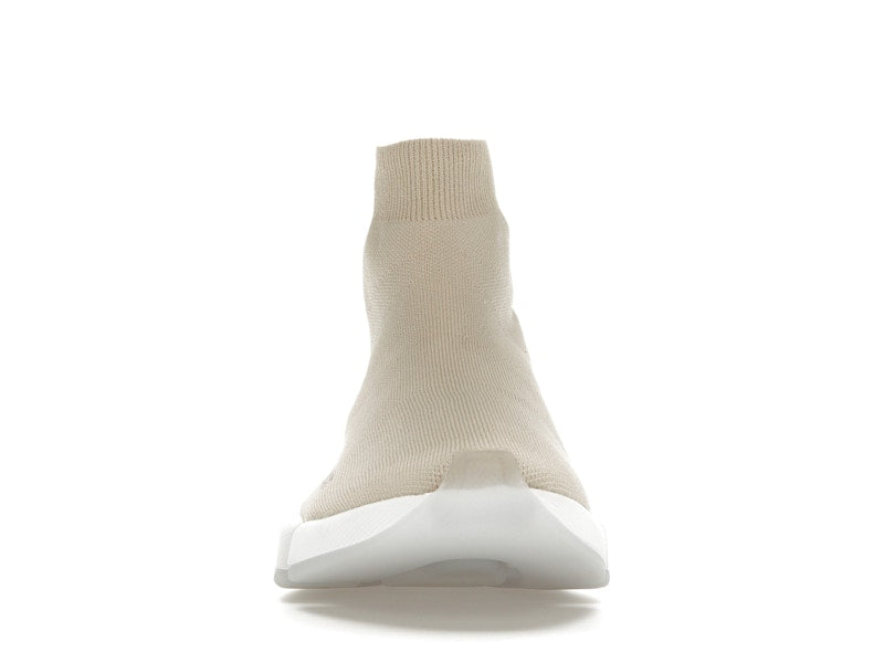 Balenciaga Speed 2.0 Recycled Sole Transparent Sole Beige