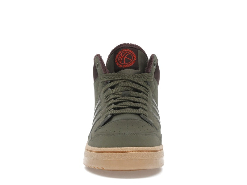 adidas Rapid Court Mid Winterized Olive Strata Shadow Brown Gum