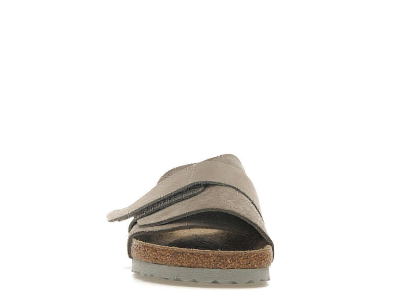 Birkenstock Kyoto Nubuck Suede Stone Coin