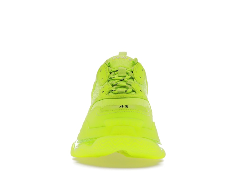 Balenciaga Triple S Clear Sole Fluo Yellow