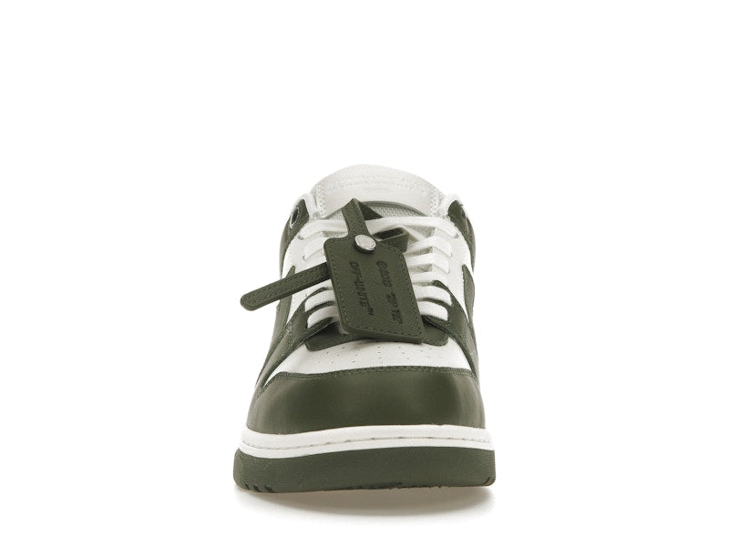 OFF-WHITE Out Of Office OOO Low Tops White Khaki