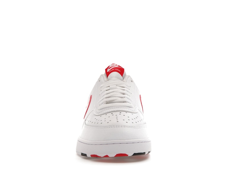 Nike Court Vision Low Swoosh Print Red