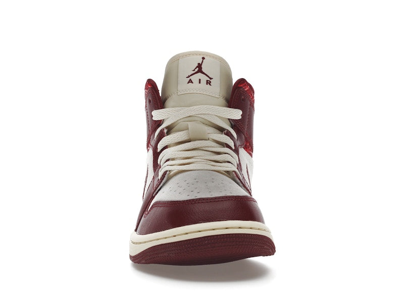 Jordan 1 Mid SE Tiki Leaf Team Red (Women's)