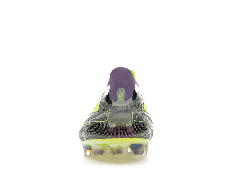 adidas Laceless F50 Elite Fast Reborn FG Purple Lucid Lemon