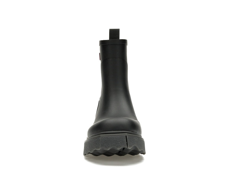 OFF-WHITE Rubber Rain Boot Black