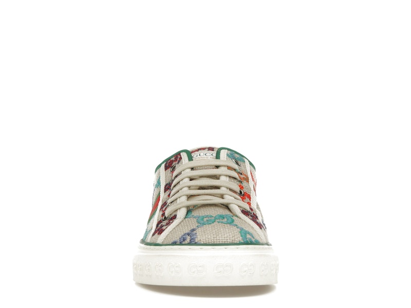 Gucci Tennis 1977 GG Logo White Multi