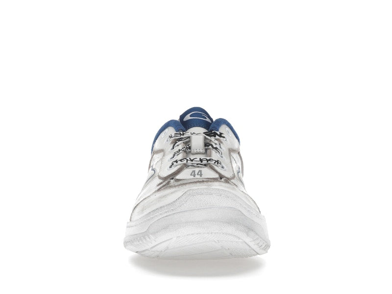Balenciaga Hamptons Worn-Out White Dark Blue
