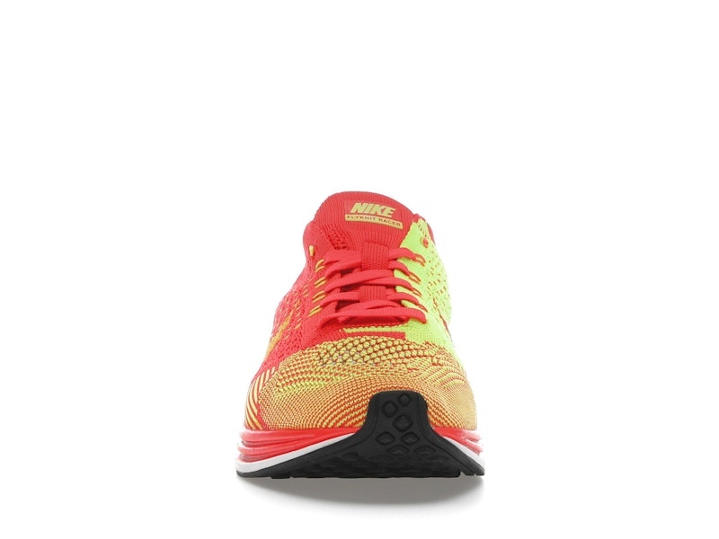 Nike Flyknit Racer Bright Crimson Volt