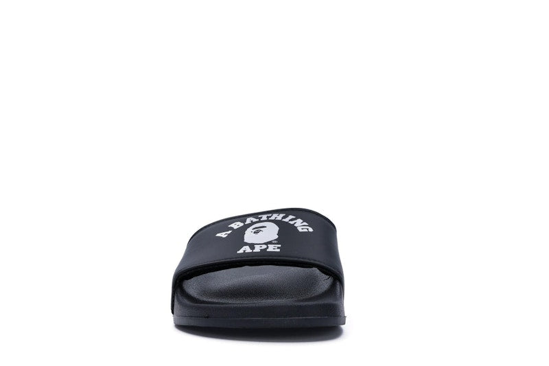 BAPE College Slide Sandals Black