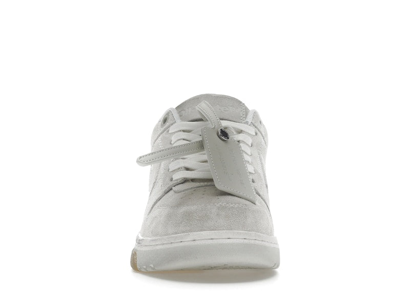 OFF-WHITE Out Of Office OOO Low Tops Vintage Suede Destressed White