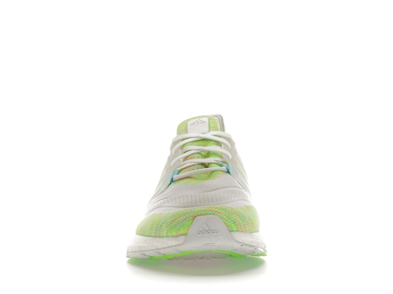 adidas Ultra Boost 22 White Bliss Blue Solar Green