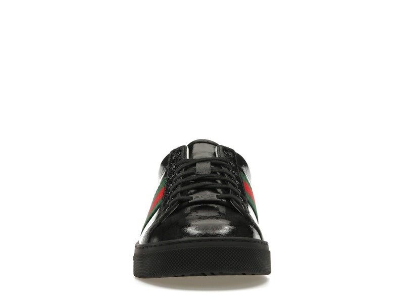 Gucci Ace GG Crystal Canvas Black