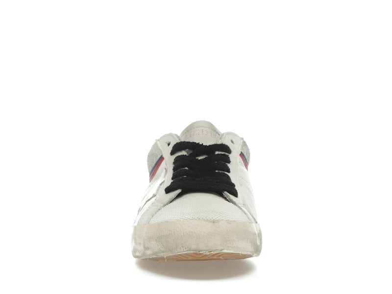Golden Goose Super Star White Grey Red Blue