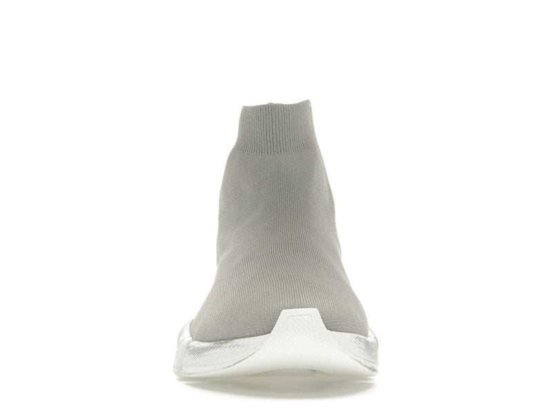 Balenciaga Speed 2.0 Graffiti Recycled Knit Grey White