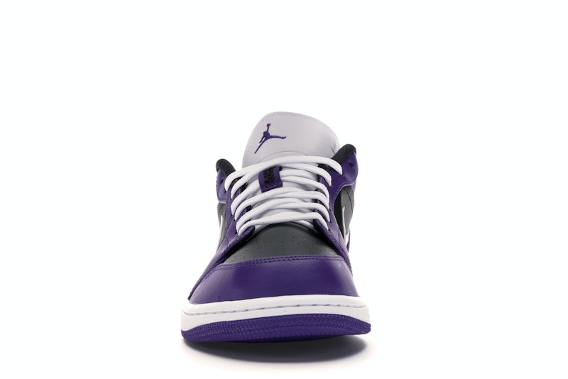 Jordan 1 Low Court Purple Black