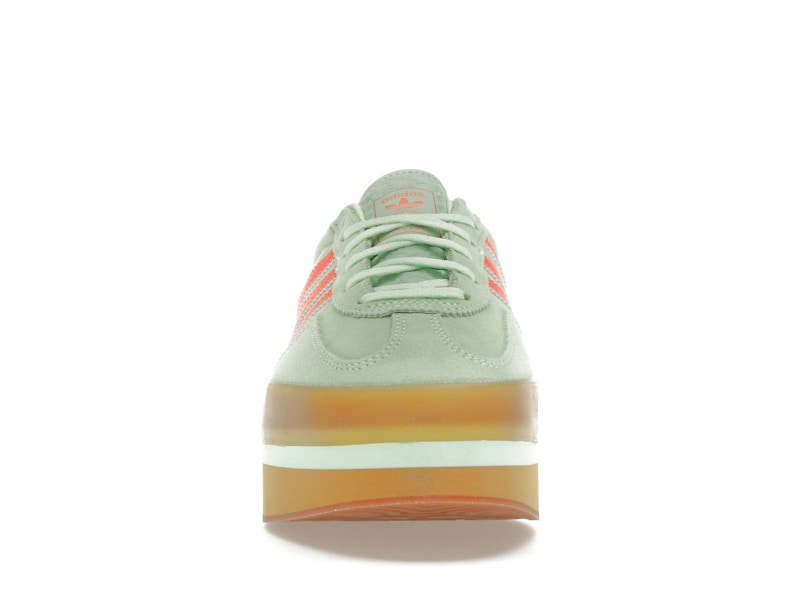 adidas Gazelle Stack Semi Green Spark Solar Orange Gum (Women's)