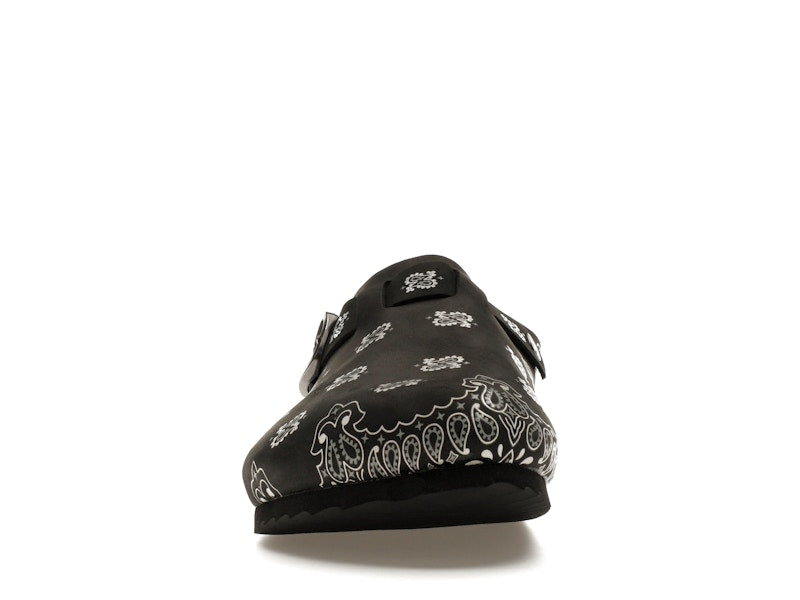 Bravest Studios Suede Paisley Clogs Black