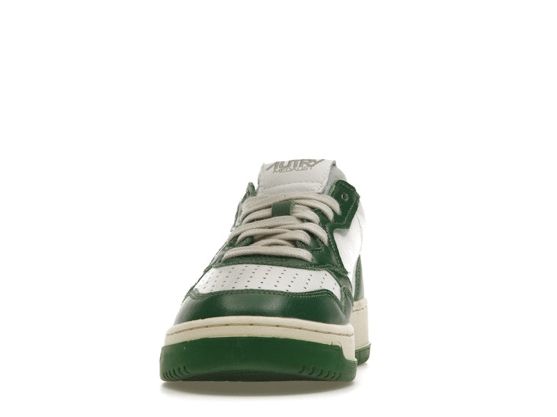 Autry Medalist Leather Low Green White