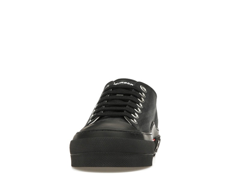 Burberry Vintage Check Canvas Low-Top Sneaker Dark Charcoal