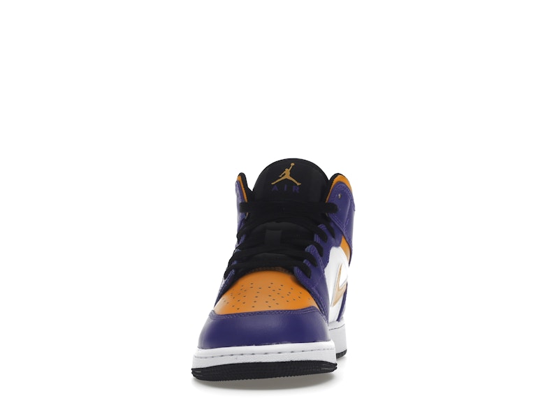 Jordan 1 Mid Lakers (2022) (GS)