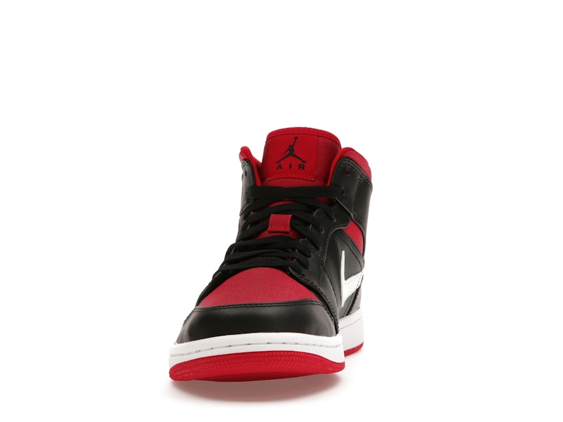 Jordan 1 Mid Black Gym Red White