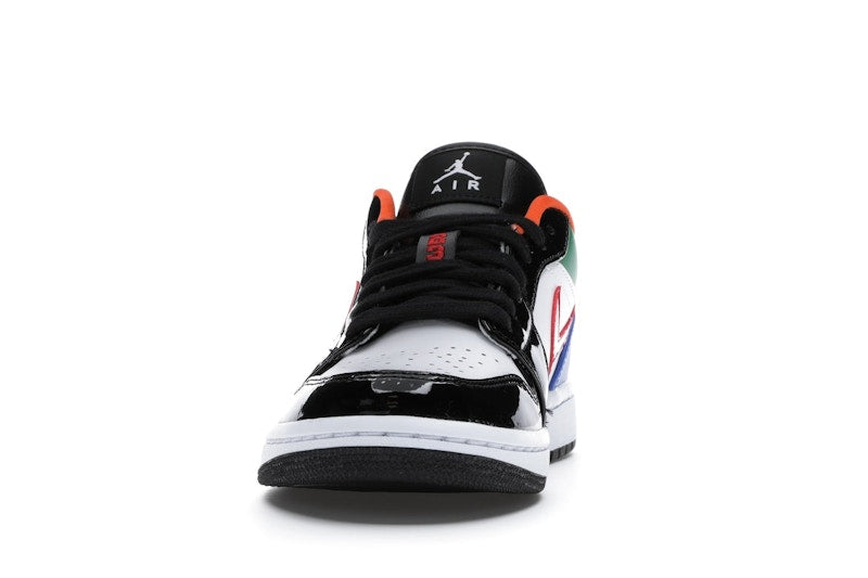 Jordan 1 Low Multi-Color Black Toe (Women's)