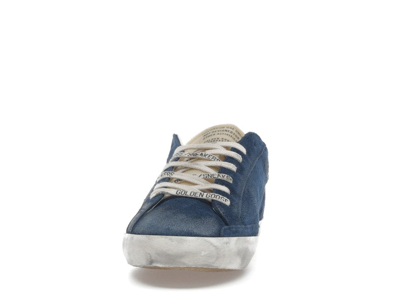 Golden Goose Super-Star Aviator Blue Cream Silver