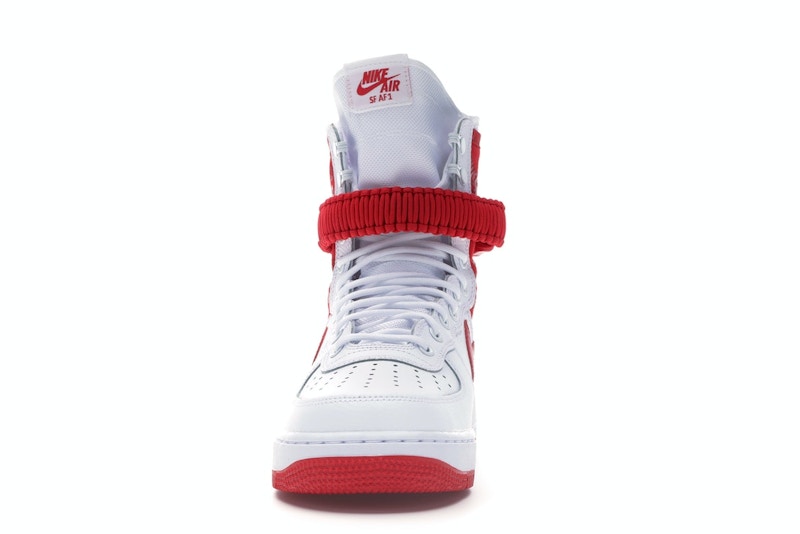Nike SF Air Force 1 High White University Red