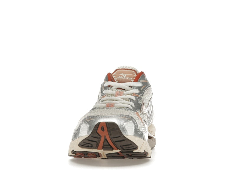 Mizuno Wave Rider 10 White Silver Orange