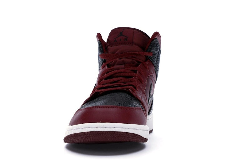 Jordan 1 Retro Mid Team Red Black