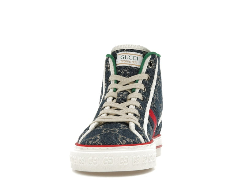 Gucci Tennis 1977 High Top Denim GG Print (Women's)
