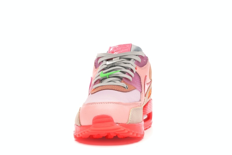 Nike Air Max 90 PRM Platinum Crimson/Bright Purple (Women's)