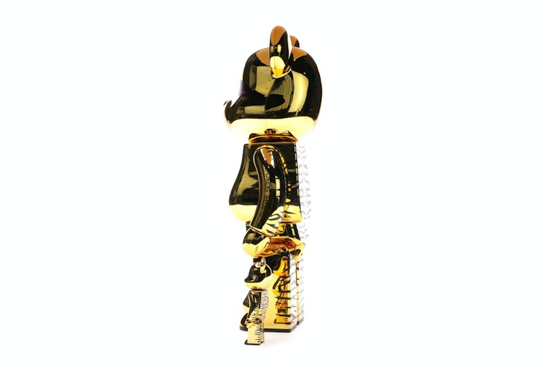 Bearbrick x Tyga x Hajime Sorayama 100% & 400% Set Gold
