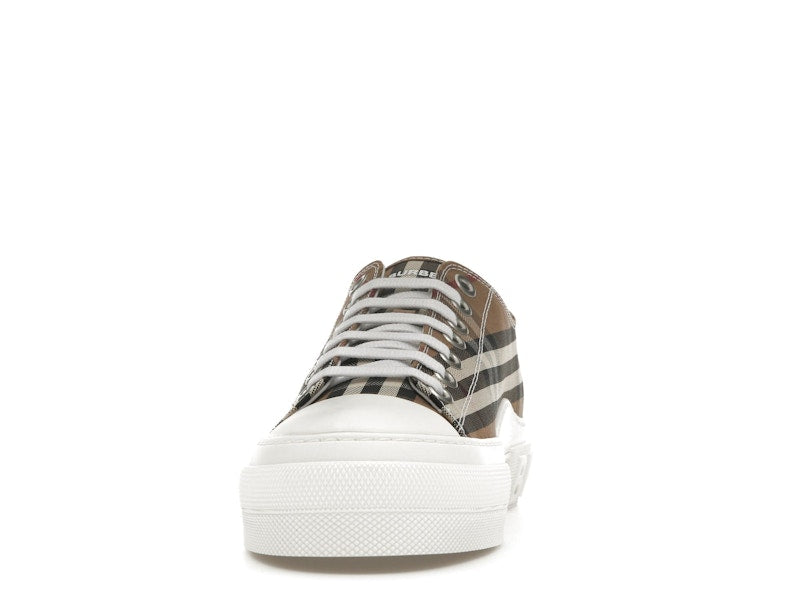 Burberry Vintage Check Cotton Sneakers Birch Brown