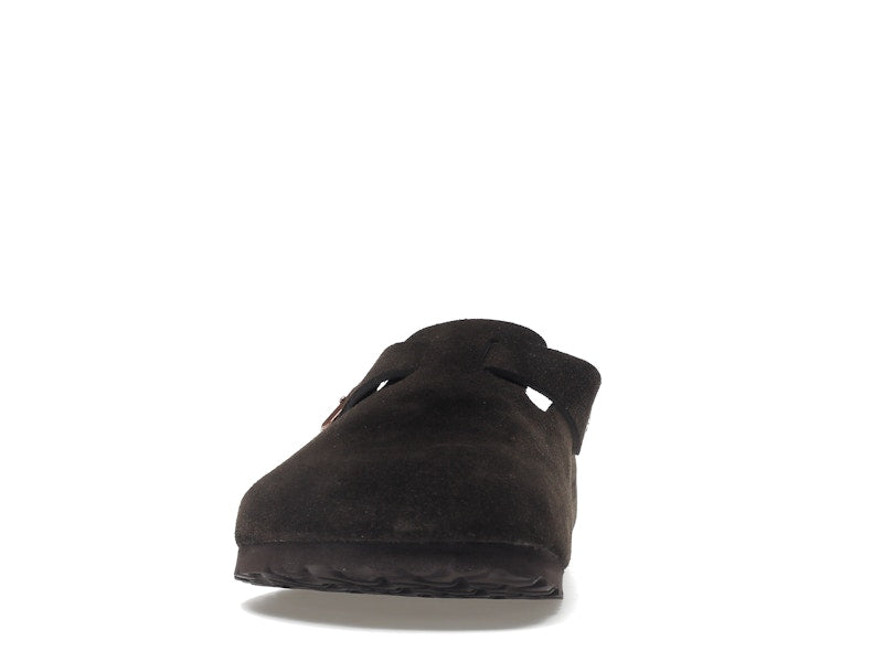 Birkenstock Boston Soft Footbed Suede Mocha