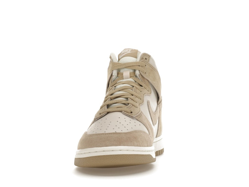 Nike Dunk High Tan Suede White